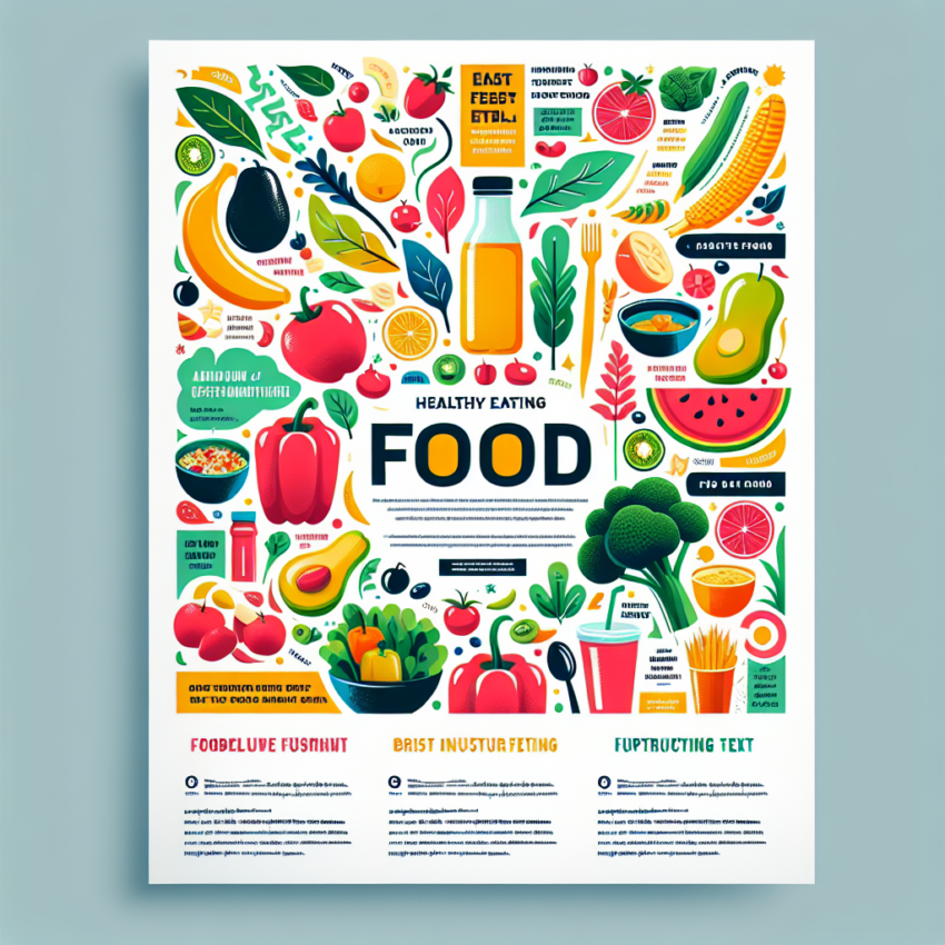 Tips Membuat Poster Makanan Sehat yang Menarik dan Informatif